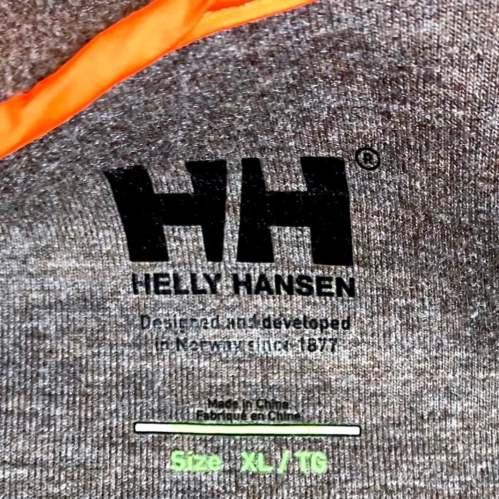 Helly Hansen Hh Hooded Softshell Jacket Gray Oran… - image 6